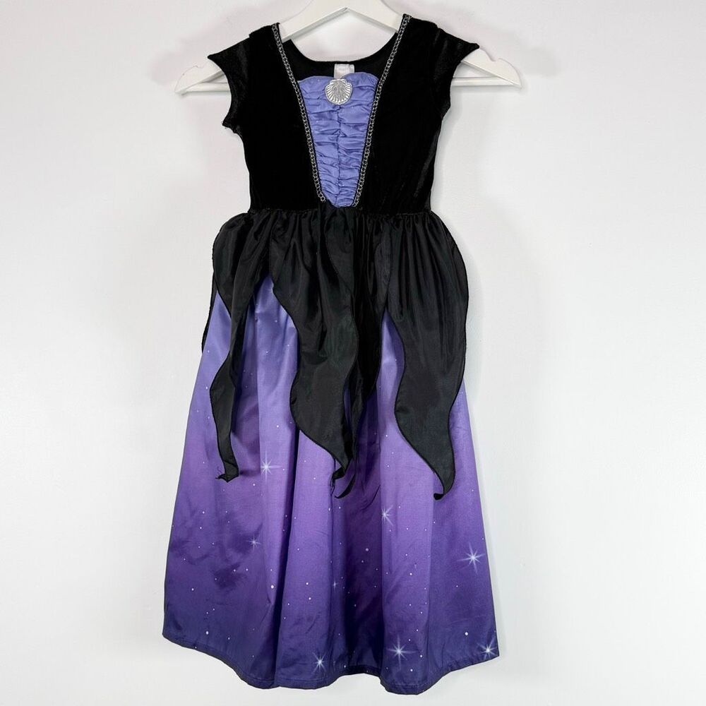 Little Adventures Disney Villains Ursula Dress Up Gown Costume Washable Little K